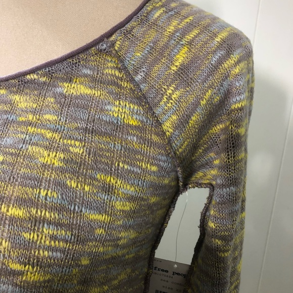 We the Free☀️Spaced out knit sweater in sea combo - Picture 6 of 15